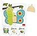 Goula - Puzzle mariposa en 3 niveles, 8 piezas de madera (Diset 53121) , color/modelo surtido