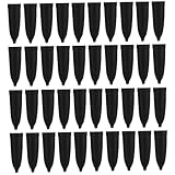 NUOBESTY 100個書道筆ペン保護カバー プラスチック製 筆ペン用スリーブ 便利な携帯デザイン 長持ちする品質素材