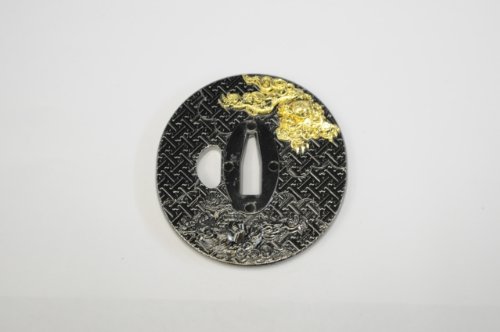 Amazon.co.jp: 模造刀（美術刀） 鍔 唐獅子牡丹◇模擬刀 日本刀 刀 