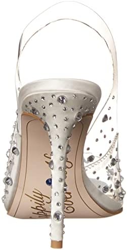 Jessica Simpson Women's Jaisey High Heel Heeled Sandal, Clear, 6.5 | Image 2