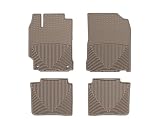 WeatherTech All-Weather Floor Mats for Toyota Camry - 1st & 2nd Row (WTCT255256), Tan