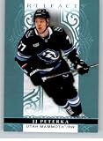 2026-27 Upper Deck Artifacts Aqua Blue Hockey Card #35 JJ Peterka Utah Mammoth