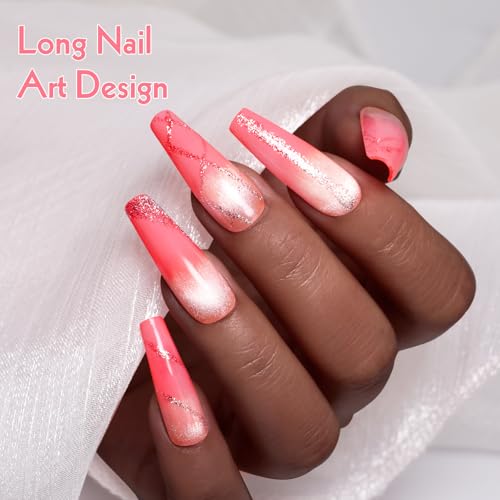 Set de 6 esmaltes de gel rosa brillante 10ml miniatura 4