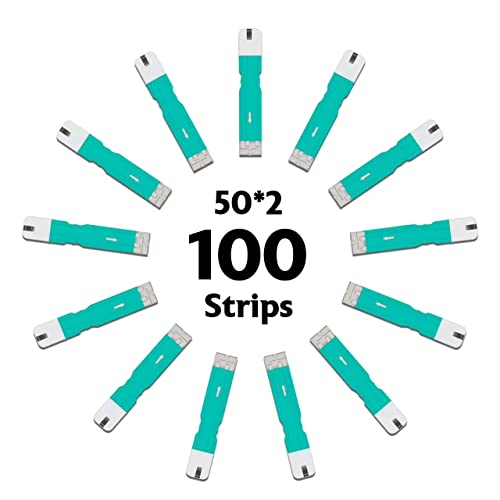 CareLiving BGM101 Blood Glucose Test Strips, for Diabete Sugar Testing, 100 Count