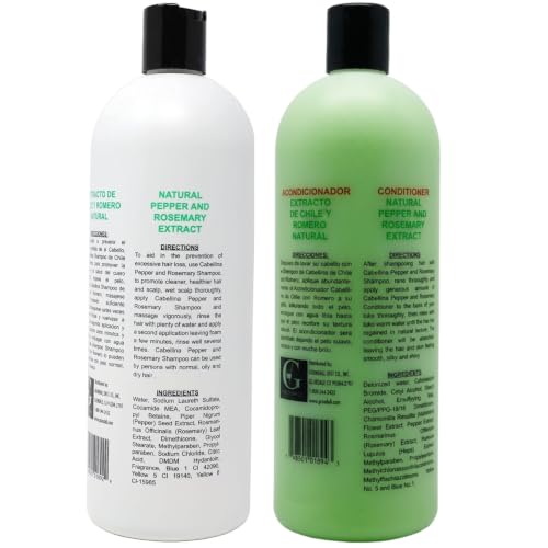 Chile Rosemary Shampoo and Conditioner, 32 Fl Oz (Pack of 12) - Image 2