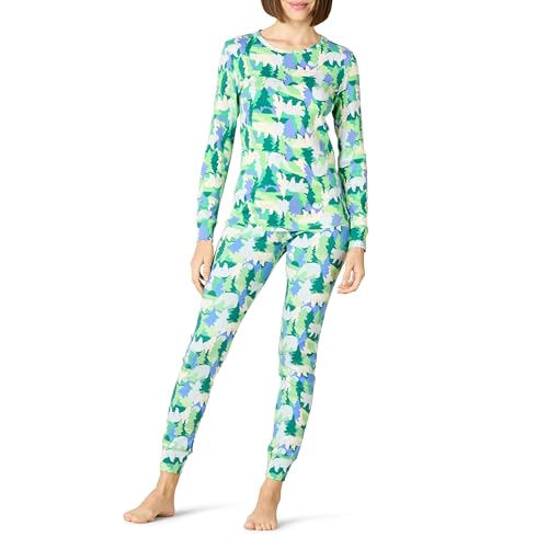 Amazon Essentials Conjunto de Pijama de Algodón Abrigado