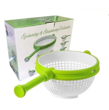 Multifunctional Fruit and Vegetable Washer and Drainer - Rotating drainage basket Efficiently Clean and Kitchen drainage tools