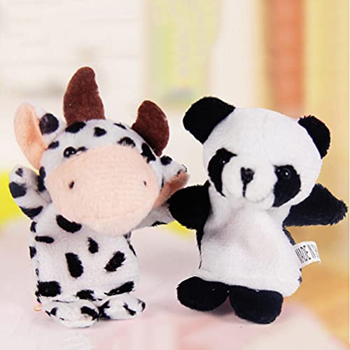 TomaiBaby 16 unidades bebê animal fantoches de dedo adorável animal boneca luvas brinquedos educativ