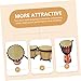 ifundom Set of 2 African Drum Replacements for Drum Sound Controlled Light Weight