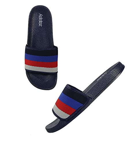 Image of ZAPPY Men's and Boy's Comfortable Flexible Super Soft Strap Slides Flip-Flop Slippers