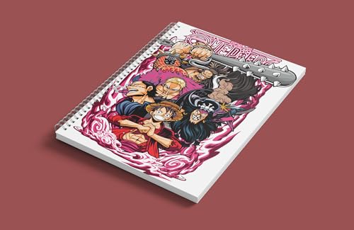 Image of One Piece Wiro Journal Notebook | 80 gsm Paper With 350GSM Hard Cover | Unruled | Pages - 160 | A5 Size | Wiro Binding | Versatile for School, Home & Office