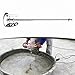 KiBcsLic Water Drill Stirring Rod Paint Mixer Drill Supplies Stirrer Mixing Stainless Steel Electric Mixing Rod for Industrial Putty, M14