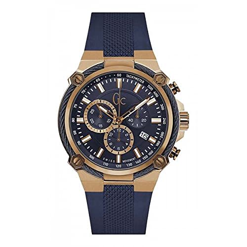 GC by Guess Montre pour Hommes Sport Chic Collection GC Cable Force Chronographe Y24006G7