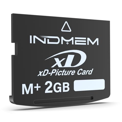 xD-Picture Card 2GB(Type M+) 2GB XD Flash Memory Cards for Olympus Fuji Fujifilm Old Digital Camera Support Panorama Function Create 3D Image and Digital Painting