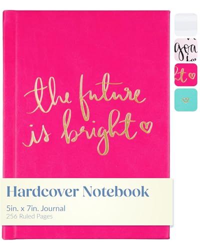 Journal inspirant Future Is Bright avec couverture rigide pour vos notes