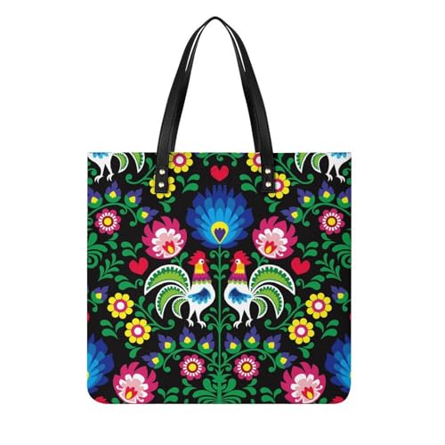 Sac à bandoulière coq floral fini les sacs trop petits pour voyager