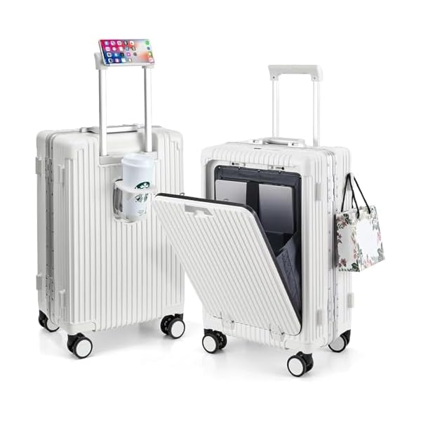 PICCASIO-20-Inch-Travel-Luggage-Carry-onLightweight-Fashion-Trolley-With-Spinner-Wheels-Suitcase-With-Open-Laptop-Compartment-Travel-Bag-and-Luggage-Sets-for-Unisex-Adults PICCASIO™ 20-Inch Travel Luggage Carry-on,Lightweight Fashion Trolley With Spinner Wheels, Suitcase With Open Laptop Compartment, Travel Bag, and Luggage Sets for Unisex Adults