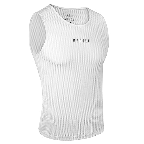 Camiseta Interior Ciclismo Sin Mangas Rejilla Técnica Transpirable. Ideal para Primavera, Verano y Otoño. Costuras Planas y Ajuste Ceñido para Hombre y Mujer (XS)