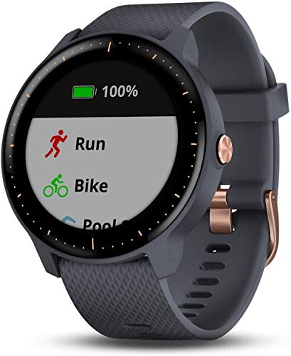 Garmin Vivoactive 3M - Color Granito Azul/Oro Rosa