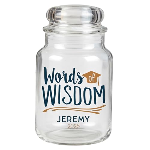 Personalization Universe Graduation Wishes & Memories Personalized Jar