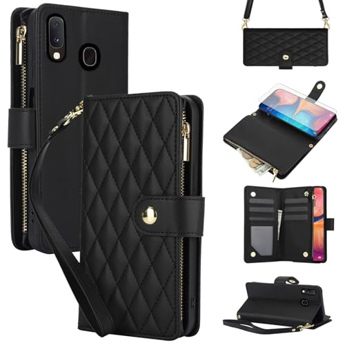 Coque Samsung A20e avec porte-cartes et dragonne pour vos sorties
