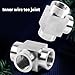 Industrial T Type Stainless Steel Tees Fitting High Pressures Corrosions for Plumbing Irrigation Daily Use Plumbing Fittings