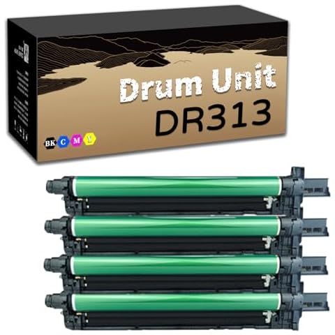 PSHYYQ Compatible for Konica Minolta DR313 Drum Unit Replacement for Bizhub C308 C368 C258 C458 C558 C658 Printer 1 Set Cover