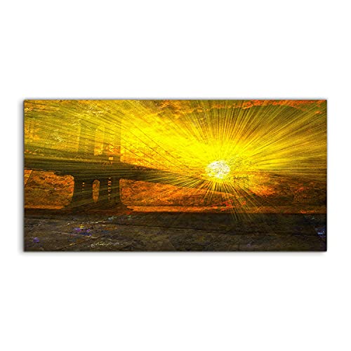 Tableau acrylique Manhattan NY 120x60cm decoration murale de salon