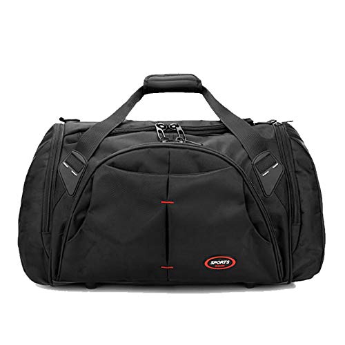 Borsa Sportiva Borse sportive impermeabili da uomo palestra borse fitness a tracolla nero viaggio e bagagli
