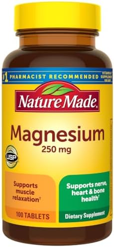 Nature Made MAGNESIUM 250 mg 100 Tablets
