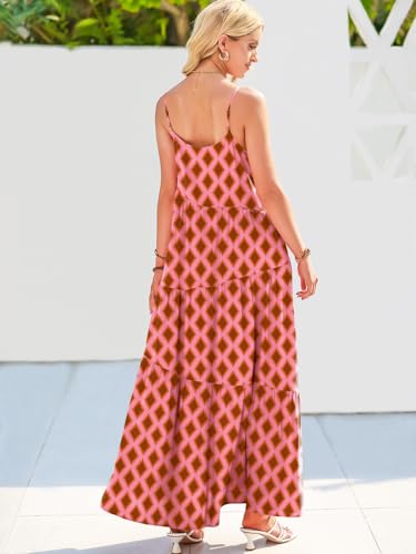Image of ANRABESS Women Summer Casual Loose Sleeveless Sundress Spaghetti Strap Flowy Boho Linen Beach Vacation Maxi Long Dress