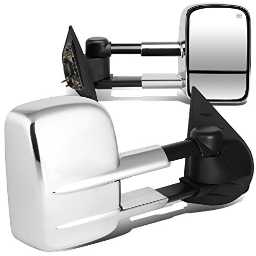 Powered Heated Rear View Side Towing Mirrors Compatible with Chevy Silverado GMC Sierra 1500 2500 3500 Yukon Tahoe 07-14, Driver and Passenger Side, Chrome Powered Heated Rear View Side Towing Mirrors Compatible with Chevy Silverado GMC Sierra 1500 2500 3500 Yukon Tahoe 07-14, Driver and Passenger Side, Chrome