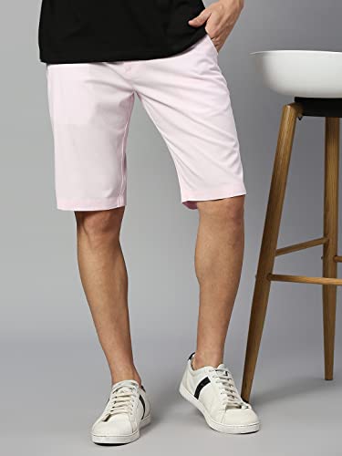 Image of Thomas Scott Men's | 100% Cotton | Solid | Above Knee | Button Closure | Chino | Casual Shorts for Men