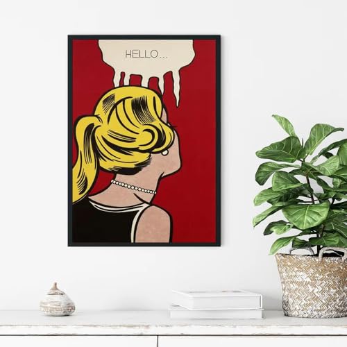 Affiche de Roy Lichtenstein en tableau sur toile sans cadre 60x80cm - 3