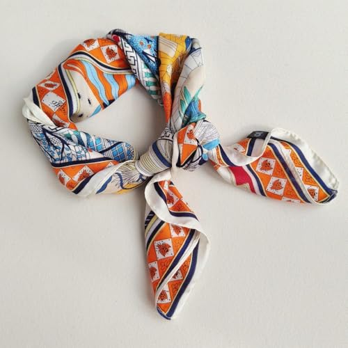 Elegant Vintage Silk pashmina shawls – Versatile,Stylish Square pashmina shawls,Headscarf,Neckwear,Fashion 32