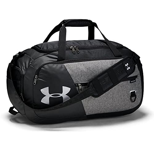 Under Armour Adult Undeniable Duffle 4.0 Gym Bag , Graphite Medium Heather (040)/Black , Medium