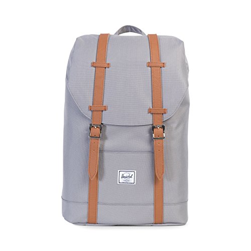 Image of Herschel Retreat Backpack, Raven Crosshatch /Black Rubber, Mid-Volume 14.0L