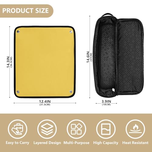 Bolso organizador de viaje resistente para herramientas de cabello miniatura 4