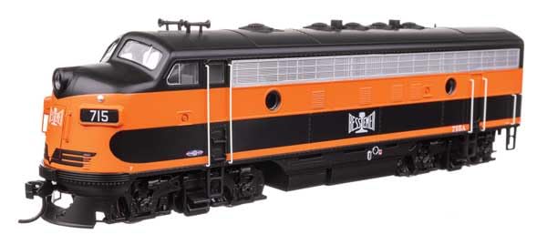 Walthers Mainline 910-11400 HO Scale EMD F7 A-B Set - Standard DC - Bessemer & Lake Erie #715A/715B