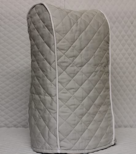 Simple Home Inspirations Ash Gray Quilted Coffeemaker Cover