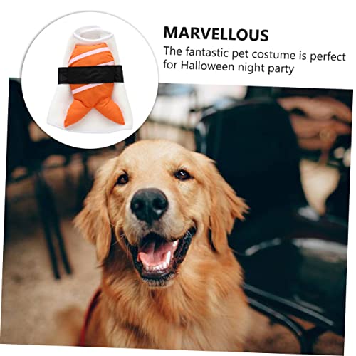Disfraz ligero para perro Kisangel talla L naranja miniatura 3