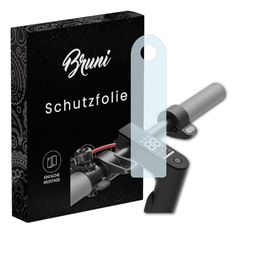Bruni Screen Protector compatible with Xiaomi Electric Scooter 4 Protector Film, crystal clear Protective Film (2X)