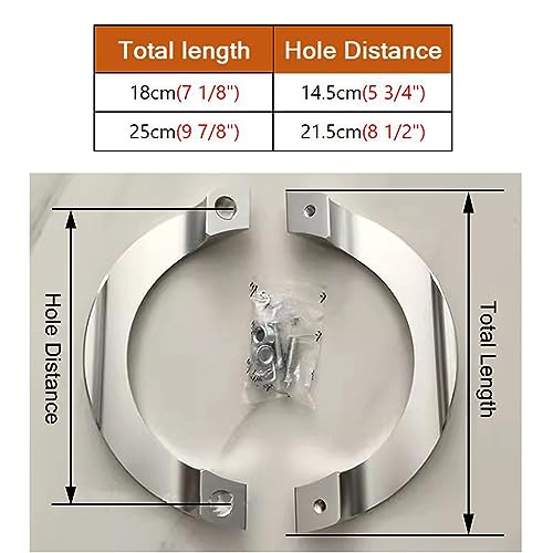Poignée de porte dorée en aluminium robuste pour entrée chic et moderne - 2