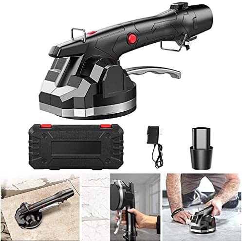 EXENXA Electric Tile Machine,Tile Leveling Machine, Tile Vibrating Tool - Automatic Electric Hand Leveling Tool - 200 Kg Max Adsorption - Floor/Wall Tiles