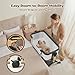 Ezebaby 3 in 1 Baby Bassinet Bedside Sleeper, Rocking Bassinet for Baby with Comfy Mattress & Breathable Full Mesh Sides, 7 Height Adjustable | Portable Crib for Newborns with Lockable Wheels