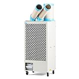 Uninex SAC4500 Indoor/Outdoor KOOLZONE Mobile Spot Cooler with Twin Duct, Industrial Grade,...