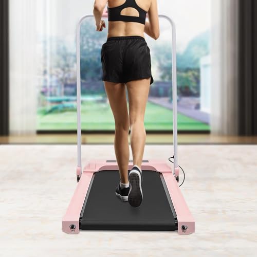 Image of Foldable Walking Pad,2 in 1 Folding Treadmill Under Desk Treadmill for Home /Office, Portable Compact Treadmill with LED Display