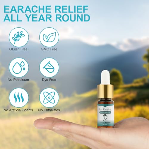 Olive Oil Ear Tropfen, Sanfte Ohrenschmalz-Entfernungstropfen, Entfernt verhärtetes Ohrenschmalz, um verstopfte Ohren zu lindern 10ml