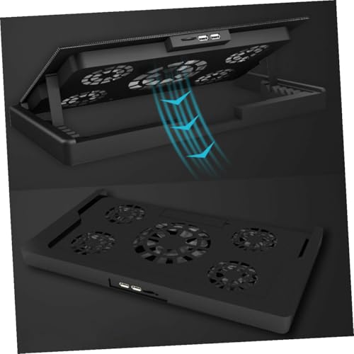 Base refrigerante USB para laptop con ventiladores silenciosos miniatura 3