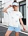 Qetobolly Girls 2 Piece Outfits Bow Short Sleeve T-shirts and Elastic Waist Shorts Set Clothes for Teen Girls 12-14 Trendy